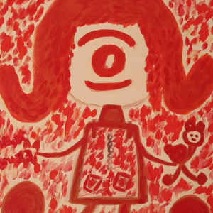 Quadro Emily e o gato